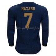 maillot de foot pas cher Real Madrid 2019-20 Eden Hazard 7 maillot extérieur manche longue..